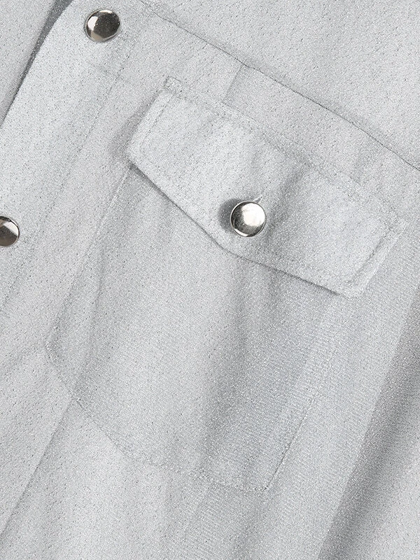 Mens Sexy See Through Glitter Mesh Jacket 10 Mens Sexy See Through Glitter Mesh Jacket - Image 9