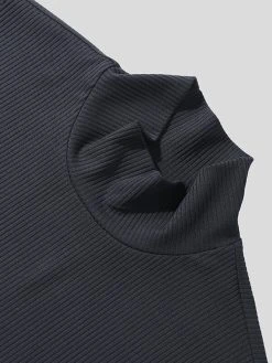 Mens Pinstripe High Neck Tight Sleeveless Vest -Incerun Shop 42ed95e7 bc0c 4061 9e1a 384f3966beae