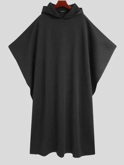 Mens Gothic Baggy Hooded Poncho Long Cloak Overcoat -Incerun Shop 43c4665f 66ee 4f8c 9a43 282e75771f42