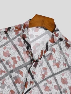 Men See Through Stained Glass Print Shirt 13 Men See Through Stained Glass Print Shirt -Incerun Shop 44557425 dfaf 4a47 9ad3 c2c197922c66