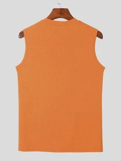Men Sexy Cutout Pit Strip Sleeveless Slim Vest -Incerun Shop 452197e7 09fd 4fba a8b0 1b58f6b479e5