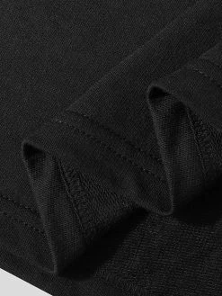 Mens Cutout Cold Shoulder Leisure T-Shirt -Incerun Shop 45817588 c770 4188 a578 ac4a26a29537