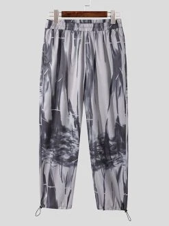 Mens Tie-dye Loose Drape Casual Mopping Pants -Incerun Shop 48b058a2 9aa6 4e11 93d1 3bf22fd2e572
