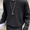 Mens Knit Draping Loose Long-sleeved T-Shirts -Incerun Shop 48e805ef d9d8 42ae 9df7 1d12986284cf