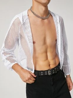 Mens Mesh Hooded Short Long Sleeve Jacket -Incerun Shop 4ce097f4 501b 4ac6 9f45 a8000eb4c802