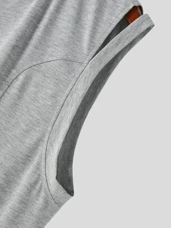 Mens Cutout Shoulder Seam Detail Tank Top -Incerun Shop 4ed175ca ccc0 48b9 8e51 412b5a5c120b