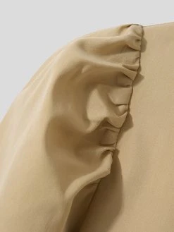 Men Plain Puff Long Sleeves Shirt -Incerun Shop 4f092c0a 7013 4d87 ba17 e2786f2aeba9