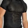Mens Glitter See Through Raglan Sleeve T-Shirt -Incerun Shop 50d8bb06 6186 46ce 9a03 121009659e99