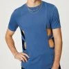 Mens Cutout Waist Short Sleeve Casual T-Shirt -Incerun Shop 510304d4 d8d7 49ec b7b4 bce88f8a43b2
