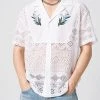 Mens Plant Print Lace Patchwork Casual 100%Cotton Shirt 2 Mens Plant Print Lace Patchwork Casual 100%Cotton Shirt -Incerun Shop 51b84a29 0366 4544 a7cf 278c3906712a