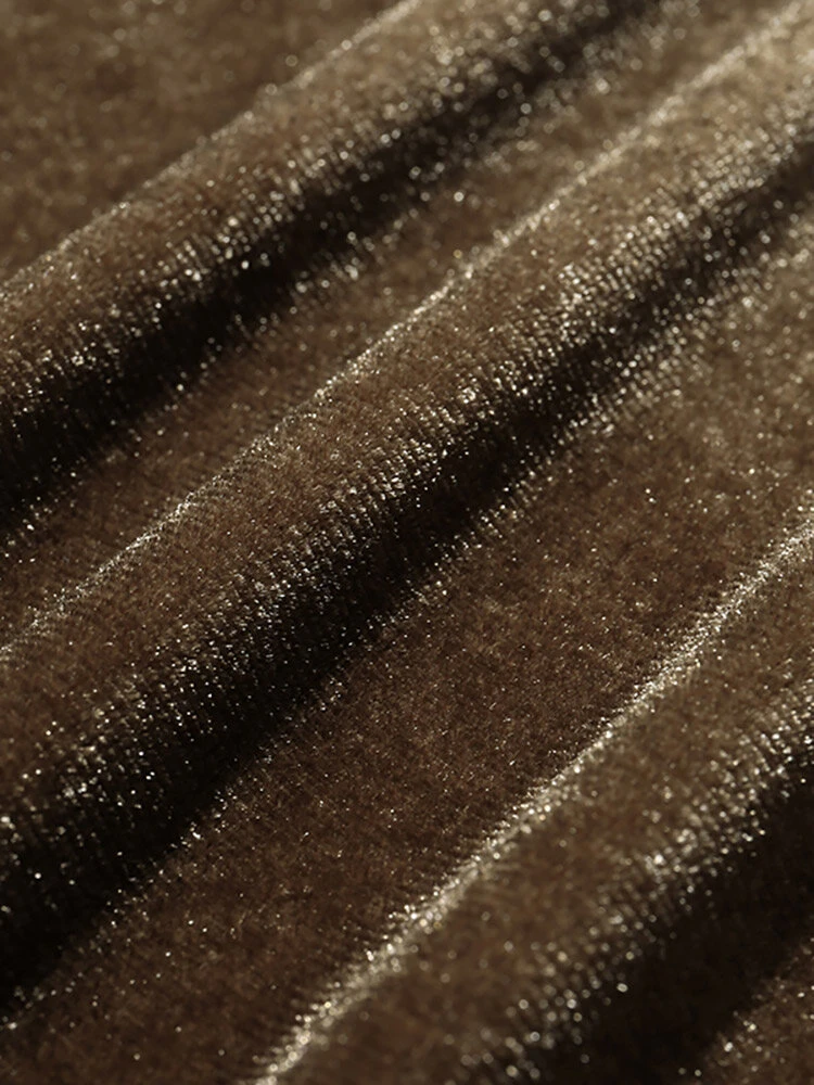 Men High Neck Velvet Long Sleeve T-Shirt 14 Men High Neck Velvet Long Sleeve T-Shirt - Image 12