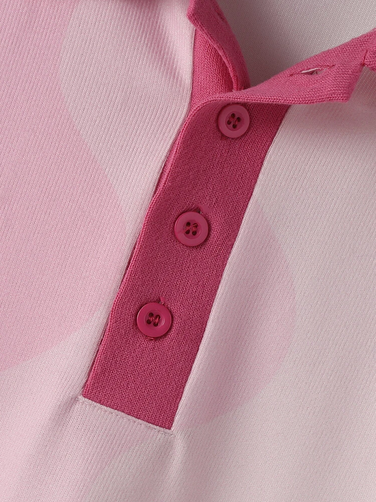 Mens Ombre Wave Striped Knit Short Sleeve Golf Shirt 10 Mens Ombre Wave Striped Knit Short Sleeve Golf Shirt - Image 8