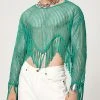 Mens Hollow Out Tassel Hem Long Sleeve Crop T-Shirt -Incerun Shop 52f05ff8 7746 4298 98b1 be7bbbec5819