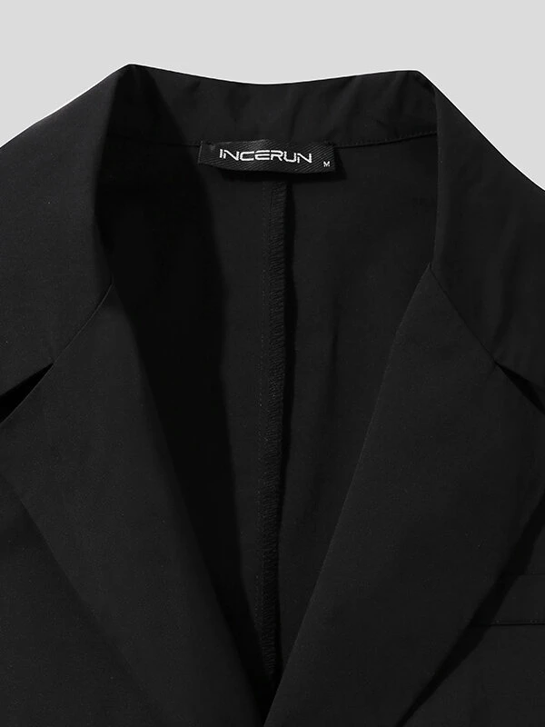 Mens Waist Tie Short Sleeve Shorts Blazer Set 8 Mens Waist Tie Short Sleeve Shorts Blazer Set - Image 6