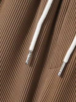 Mens Pleated Round Neck T-shirt Shorts Set -Incerun Shop 55966210 e2de 464c b0f9 380ef306b7c4