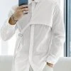 Mens Irregular Plain Long Sleeve Shirt 1 Mens Irregular Plain Long Sleeve Shirt -Incerun Shop 55e0ee6f bf46 46d3 97e0 9353e2f08410