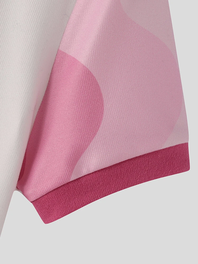 Mens Ombre Wave Striped Knit Short Sleeve Golf Shirt 11 Mens Ombre Wave Striped Knit Short Sleeve Golf Shirt - Image 9