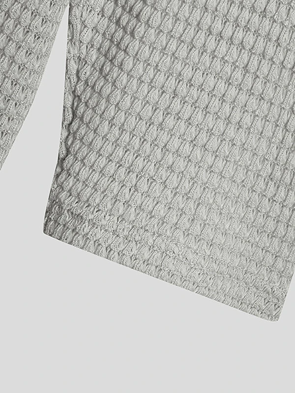 Mens Solid Long Sleeve V-neck T-shirt 13 Mens Solid Long Sleeve V-neck T-shirt - Image 11