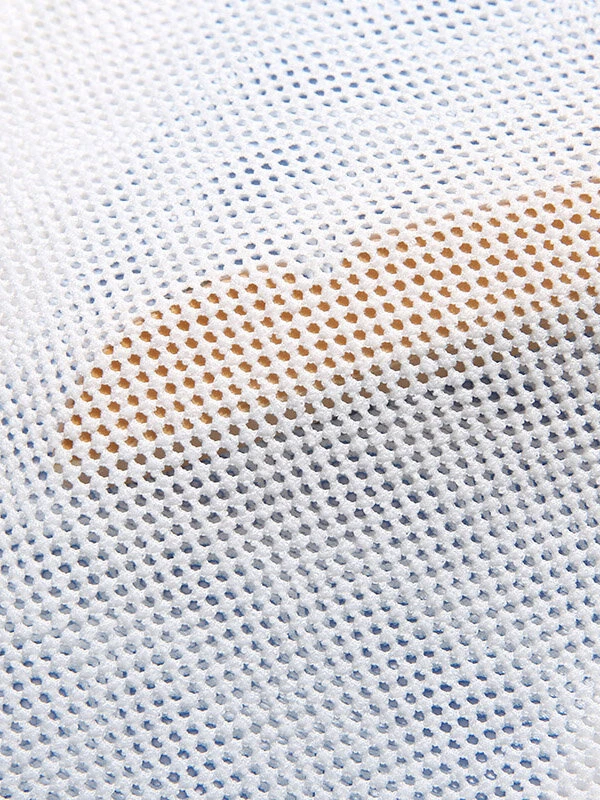 Mens Mesh Color Block Patchwork Revere Collar Short Sleeve Shirt 9 Mens Mesh Color Block Patchwork Revere Collar Short Sleeve Shirt - Image 7