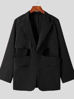 Mens Waist Cutout Casual Long Sleeve Blazer 21 Mens Waist Cutout Casual Long Sleeve Blazer -Incerun Shop 599e9ff9 ce01 4c1d b498 33ff381ec155