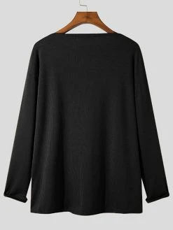 Mens Front Cutout One Word Collar T-shirts -Incerun Shop 5cf8fa14 4f25 48be aa8e d952222ceaf8