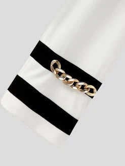 Mens Color Block Chain Metal Button Jacket -Incerun Shop 5d493d3e f881 4a1b 82e4 14f7acf17237