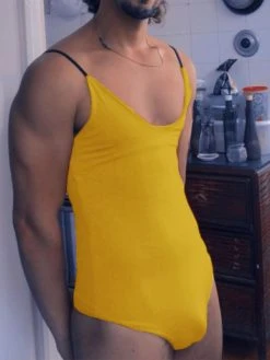 Mens Sexy Sleeveless Sling Triangle Bodysuit -Incerun Shop 5d8e06cb 15c8 4c07 8e72 5d8f54db873c