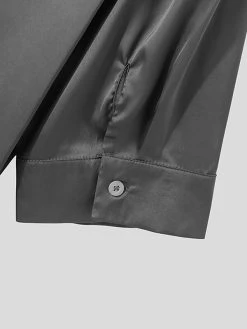 Mens Snap Button Keyhole Choker Neck Shirt 18 Mens Snap Button Keyhole Choker Neck Shirt -Incerun Shop 5dfaeed0 5f68 4d91 9c07 2dfe28971041