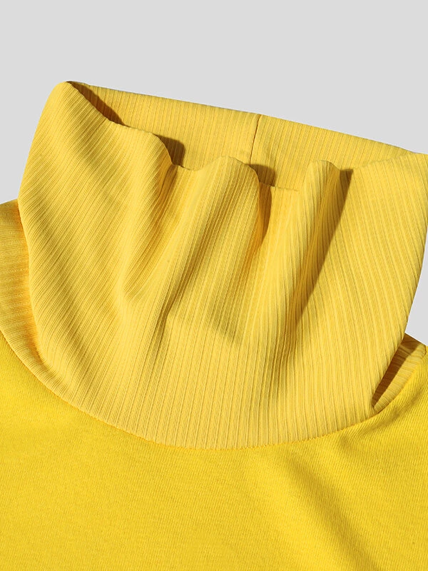 Mens High Neck Casual Long-sleeved Sweater 11 Mens High Neck Casual Long-sleeved Sweater - Image 10