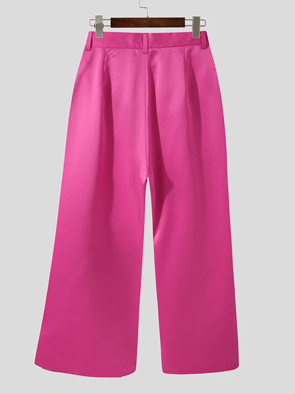 Men Satin Sexy Split Cutout Leg Pants 11 Men Satin Sexy Split Cutout Leg Pants - Image 9