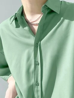 Mens Wrinkle Free Button Down Shirt -Incerun Shop 5fabf436 275d 4e68 9f46 2dd1ac1cf7be