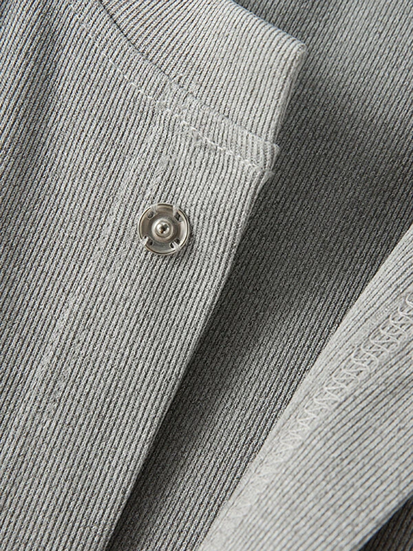 Mens Solid Snap Button Raglan Sleeve Casual Jacket 10 Mens Solid Snap Button Raglan Sleeve Casual Jacket - Image 8