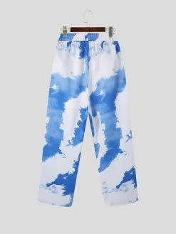 Mens Tie Dyed Zipper Design Pants 10 Mens Tie Dyed Zipper Design Pants -Incerun Shop 6122b786 146e 4d4a aaf8 26e076df65df