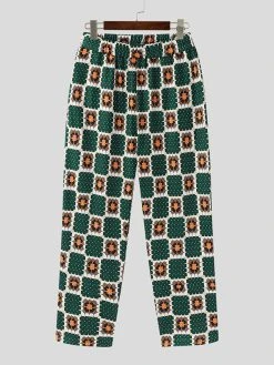 Mens Allover Dot Print Elastic Waist Pants With Pocket 14 Mens Allover Dot Print Elastic Waist Pants With Pocket -Incerun Shop 61f69968 ef0d 412d 94ad 92cfb5f5d1c1