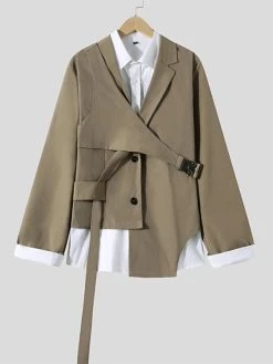 Mens Irregular Design Casual Short Blazer 13 Mens Irregular Design Casual Short Blazer -Incerun Shop 63e304b5 f594 4523 b3b2 1a6720e0aa66