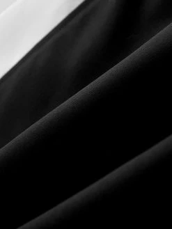 Mens Contrast Patchwork Casual Straight Pants With Pocket -Incerun Shop 67059e59 d281 4ac8 b0c4 f86b5794b294