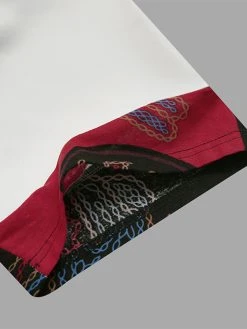 Mens Ethnic Print Patchwork Casual Short Sleeve T-Shirts -Incerun Shop 672dea1b 2661 44e6 b292 1593c115ba26