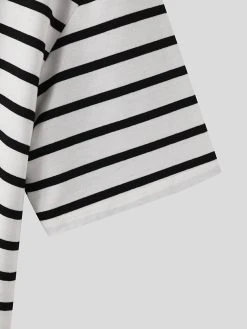 Mens Striped Crew Neck Short Sleeve Casual T-Shirt -Incerun Shop 68597f4f 764a 4ee6 9773 3aeaeee13918