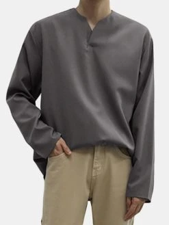 Men V Neck Long Sleeve T-Shirt 10 Men V Neck Long Sleeve T-Shirt -Incerun Shop 6875e64f 5caa 454e a81c 4e28cb207dab