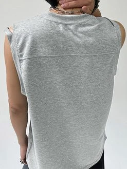 Mens Cutout Shoulder Seam Detail Tank Top -Incerun Shop 6b037f3c 86ee 4c2f af9b 950b3fcd3ccf