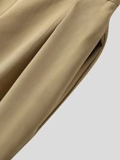 Mens Solid Pleated Sticky Cuff Drawstring Waist Pants 23 Mens Solid Pleated Sticky Cuff Drawstring Waist Pants -Incerun Shop 6c74bdb2 1ff7 410b 9c65 6c2523cbd4a6