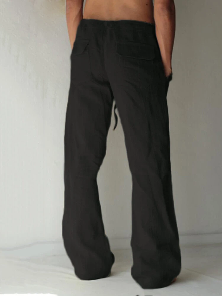 Men's Cotton Linen Casual Loose Pants 6 Men's Cotton Linen Casual Loose Pants - Image 4