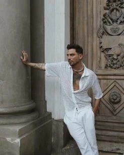 Men's Sexy Hollow Lace Loose Shirts 18 Men's Sexy Hollow Lace Loose Shirts -Incerun Shop 70597cdd 1d8c 4262 b662 5711b05dab05