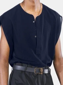 Men Plain Sleeveless Shirt 10 Men Plain Sleeveless Shirt -Incerun Shop 716e4389 b903 4c27 a8f3 a48a214740c7