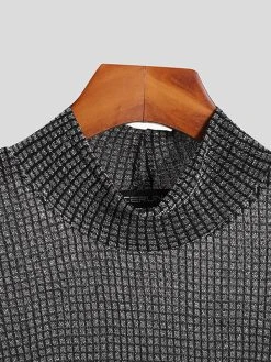 Mens Tassel Hem High Neck Cloak -Incerun Shop 7181a8f2 53a8 44aa b166 04eec115b560