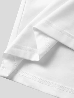 Mens Solid High Neck Knit Casual Short Sleeve T-Shirt -Incerun Shop 71e7e575 2646 4345 ad36 7437f8f1831a