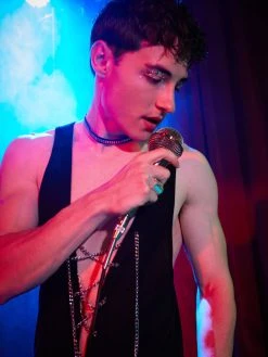 Mens Chain Lace Up V-Neck Tank Top -Incerun Shop 73137620 6c59 4343 bfea e5851d357e31