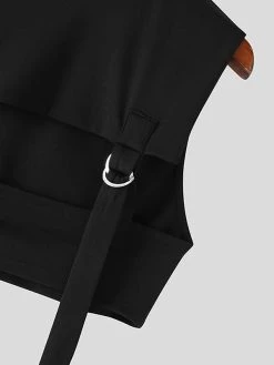 Mens Back Cutout With Belts Crop Tank 18 Mens Back Cutout With Belts Crop Tank -Incerun Shop 73626750 802b 410e 808a e36d8dabce55