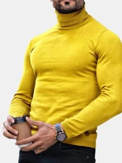 Mens High Neck Casual Long-sleeved Sweater 16 Mens High Neck Casual Long-sleeved Sweater -Incerun Shop 74c9fa05 0c8a 4b59 b808 f2323c8d6f9b