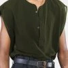 Men Plain Sleeveless Shirt 2 Men Plain Sleeveless Shirt -Incerun Shop 756b88a6 7389 4d59 ac37 3715263e8529